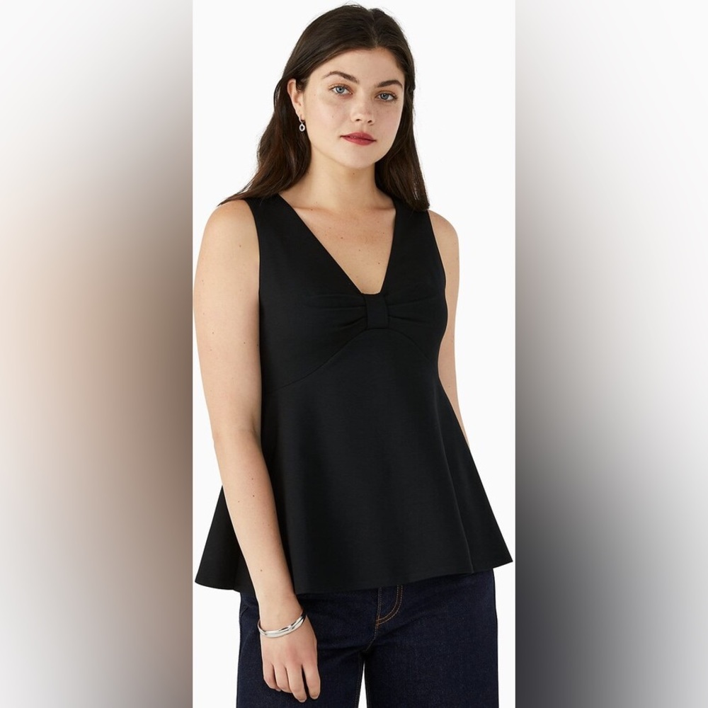 NWT Kate Spade Ponte Bow-knot Top
